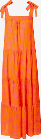 Rochie de vară 'Rawen' de la FRNCH PARIS pe portocaliu: față