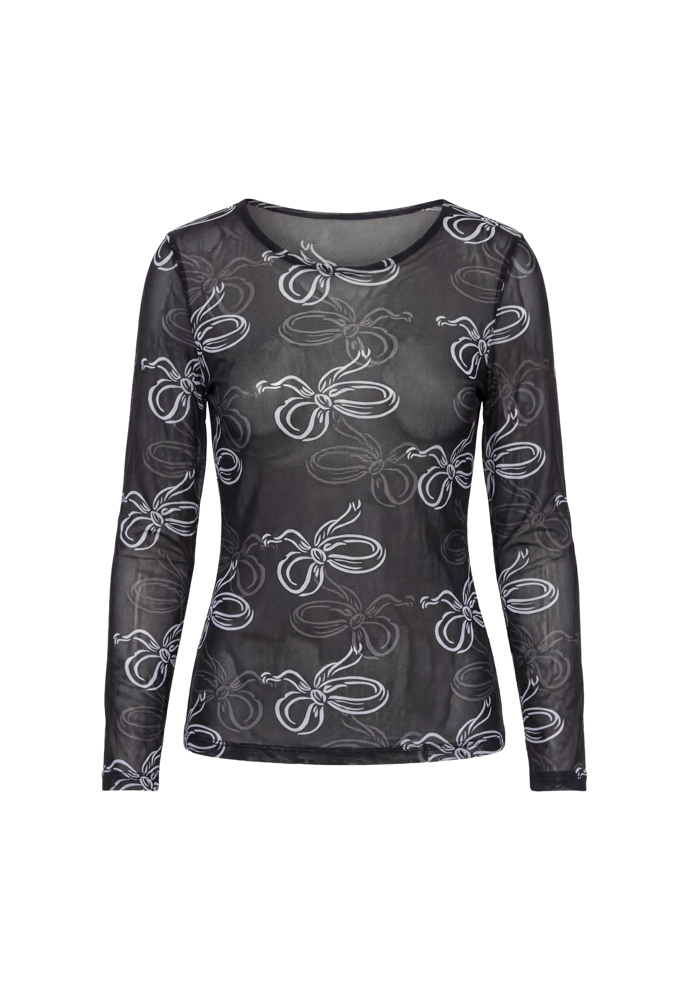 usha BLACK LABEL - Camiseta en negro: frente
