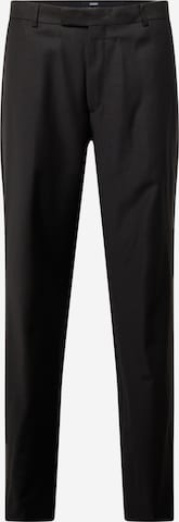 Coupe slim Pantalon à plis 'Brad' JOOP! en noir : devant