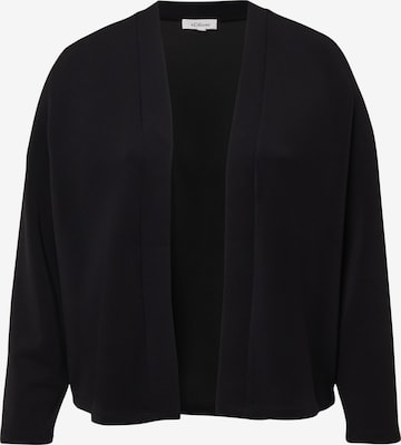 Veste de survêtement s.Oliver en noir : devant