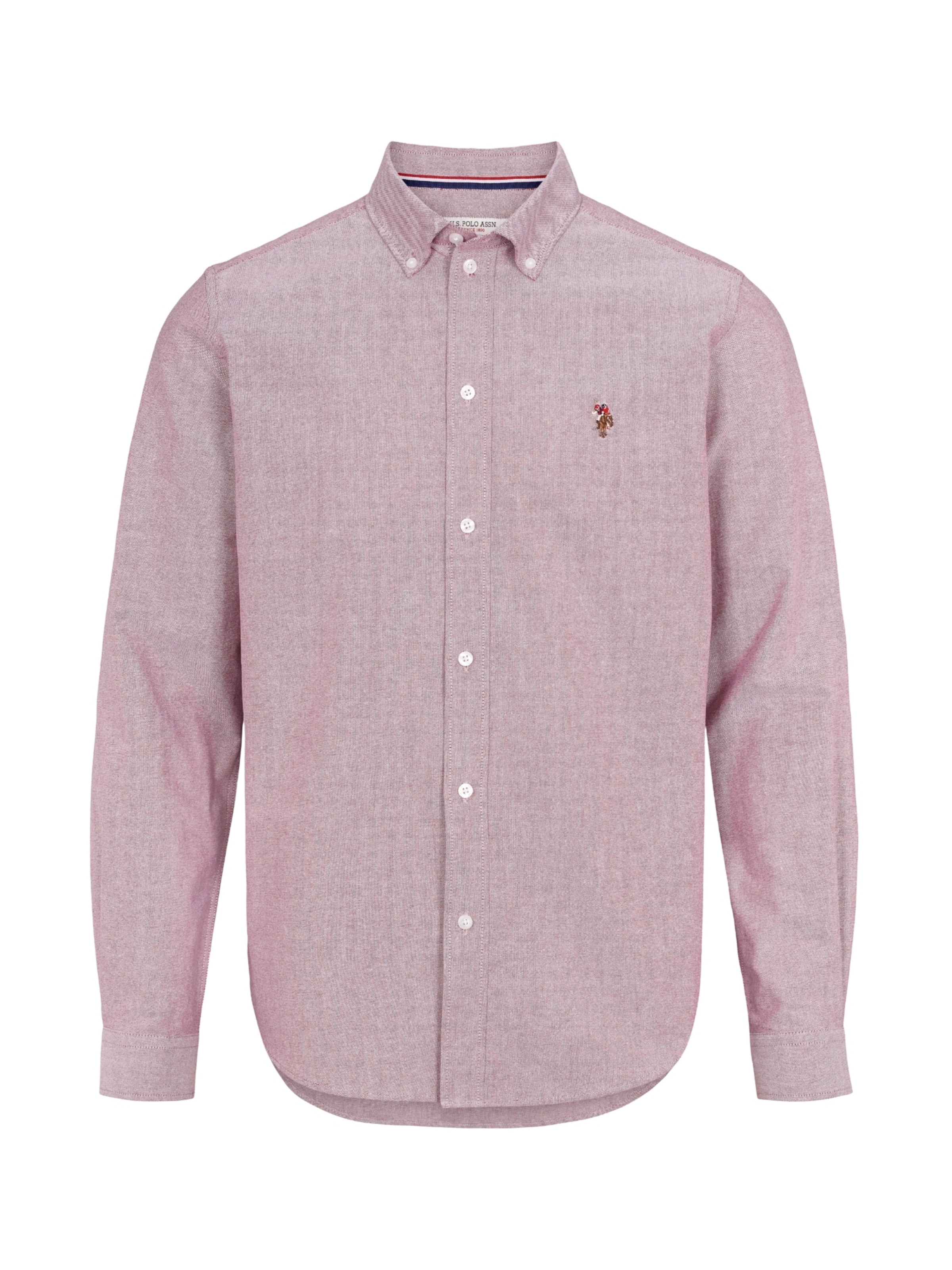 U.S. POLO ASSN. Overhemd 'Armin' in Rood: voorkant