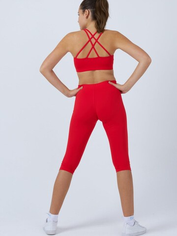 SPORTKIND Skinny Leggings '3/4 Leggings'‌‌‌‌‌ in Rot