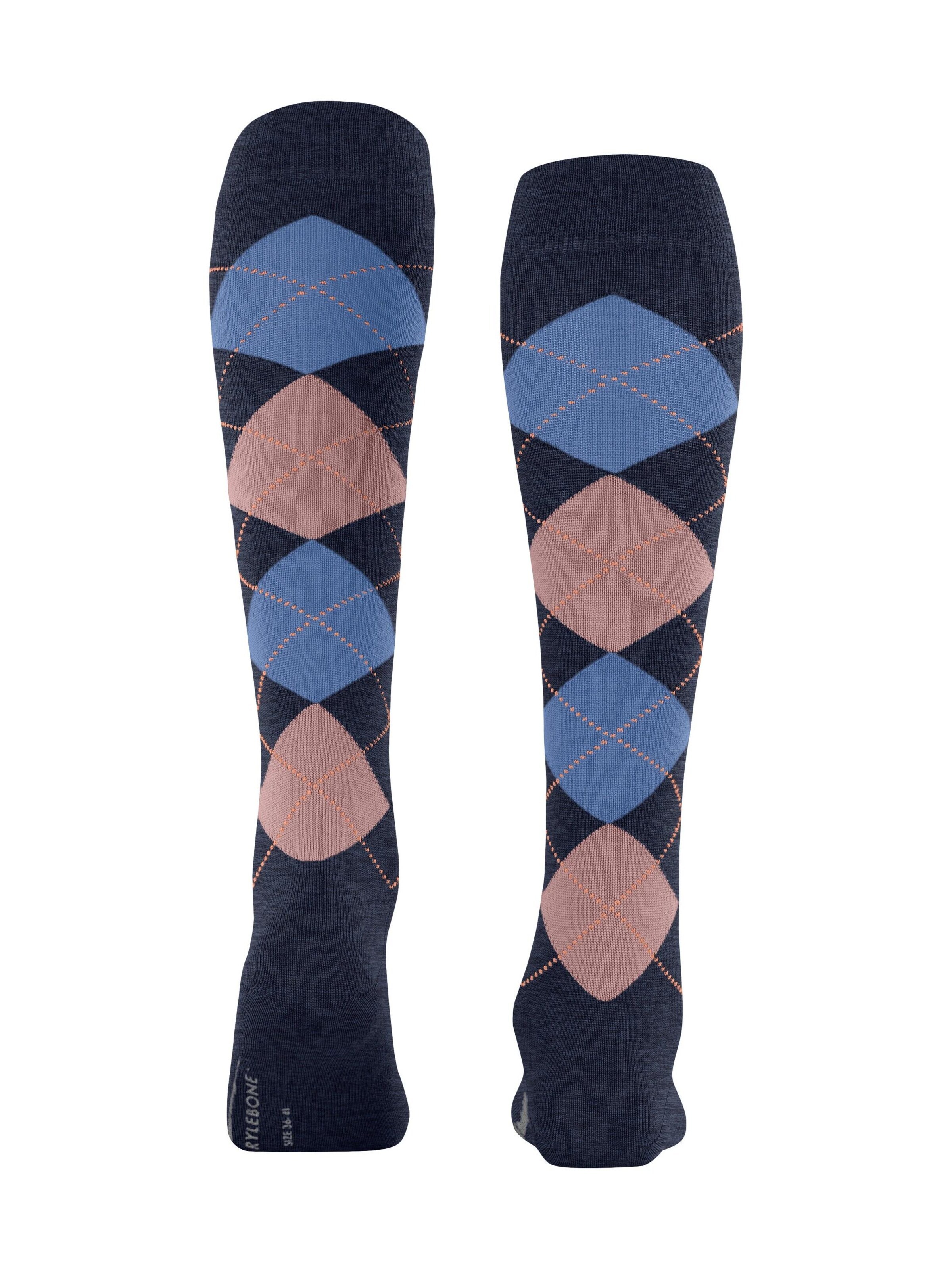 BURLINGTON Overknee Strümpfe 'Marylebone'‌‌‌‌‌‌‌‌ in Blau
