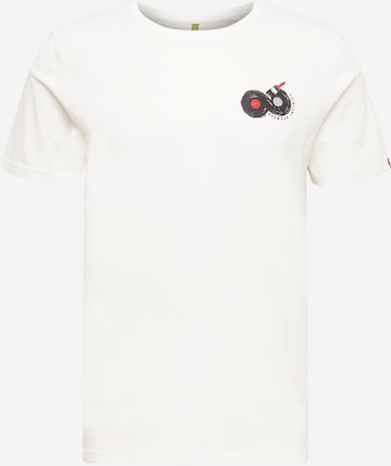 Ragwear T-Shirt 'NORIE REMAKE' in Weiß: predná strana