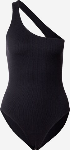 Shirtbody 'VICKY' ONLY en noir : devant