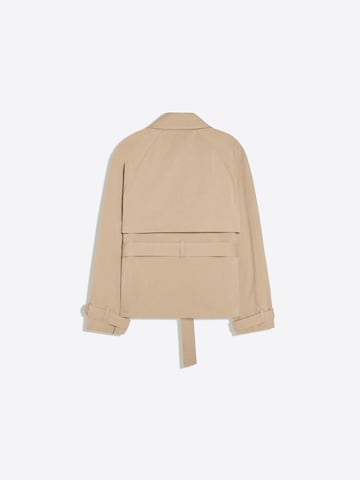 Bershka Prehoden plašč | rjava barva