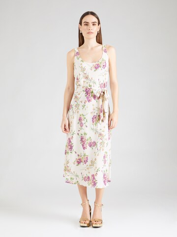 Robe de cocktail 'ZAWATO' Lauren Ralph Lauren en beige : devant