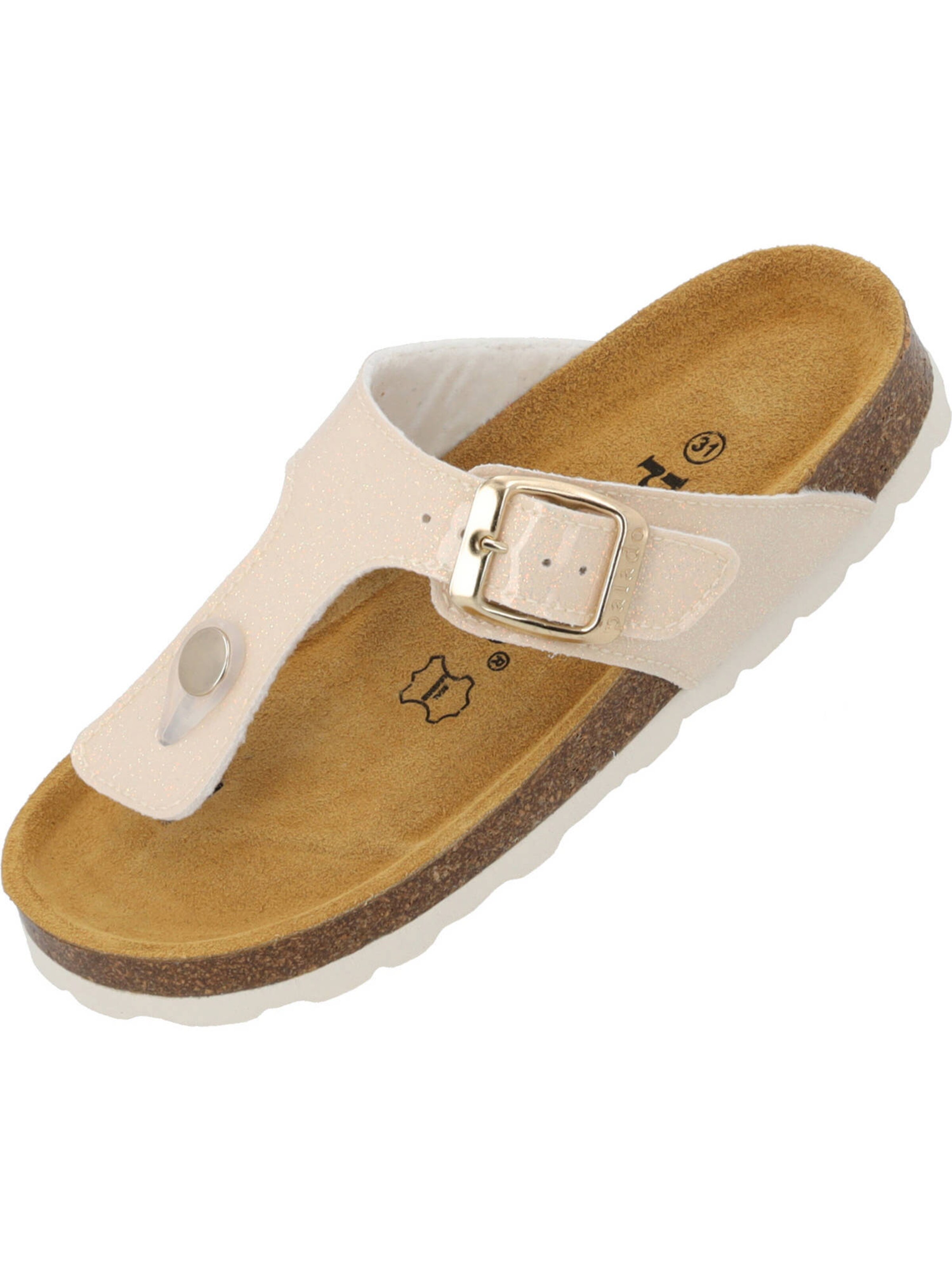 Palado Sandal 'Kos G Sparkle' in Beige: front