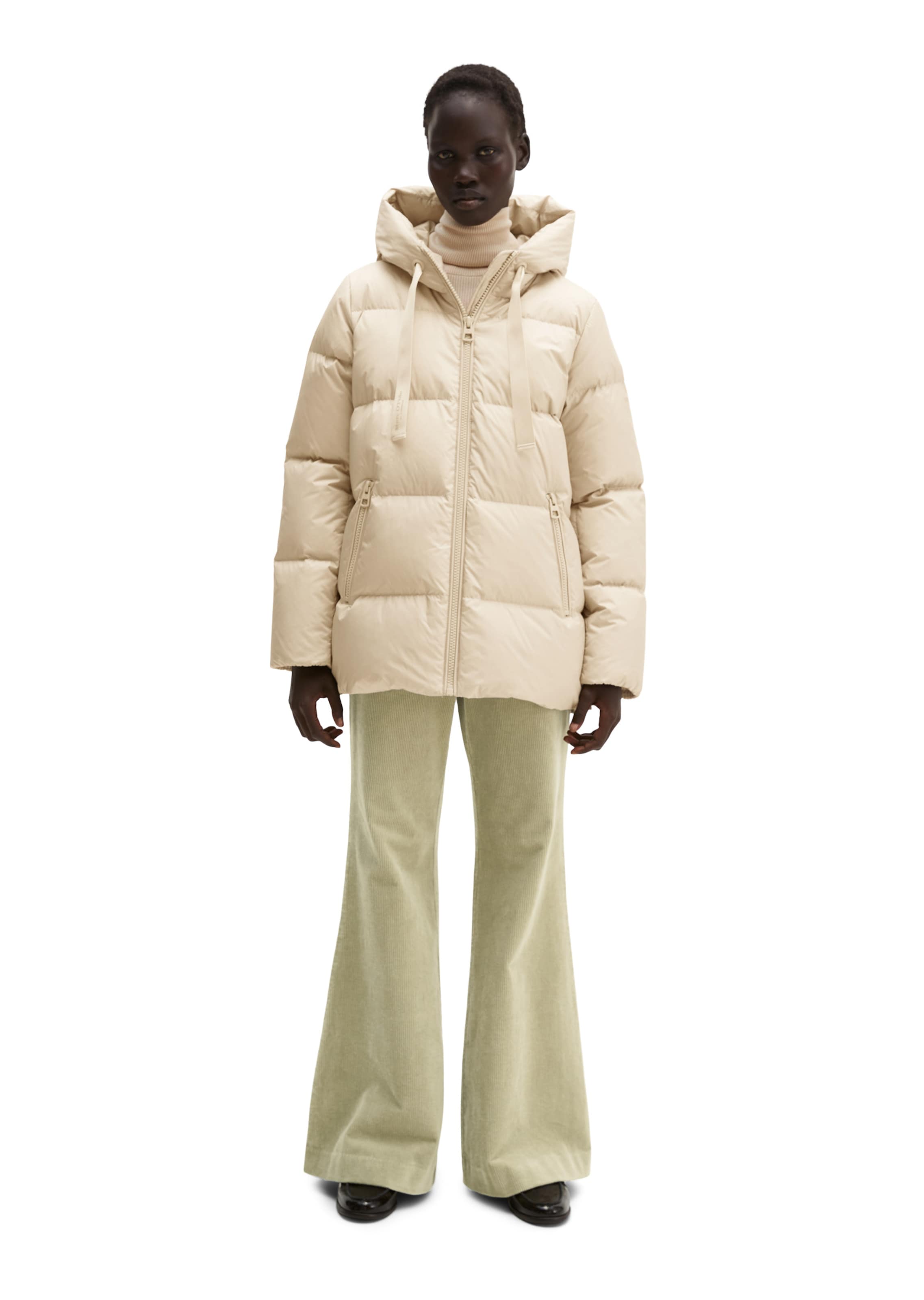 Marc O'Polo Winter Jacket in Beige: front