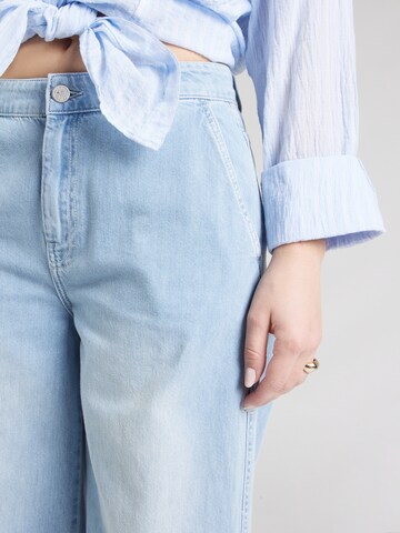 MSCH COPENHAGEN Wide leg Jeans 'Ingrid Lis' in Blue