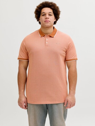 Jack & Jones Plus Shirt in Brown: front