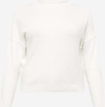 Missguided Plus Sweater in White: front