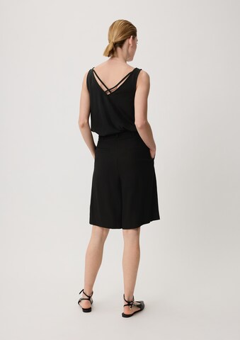 Wide Leg Pantalon à pince COMMA en noir : derrière