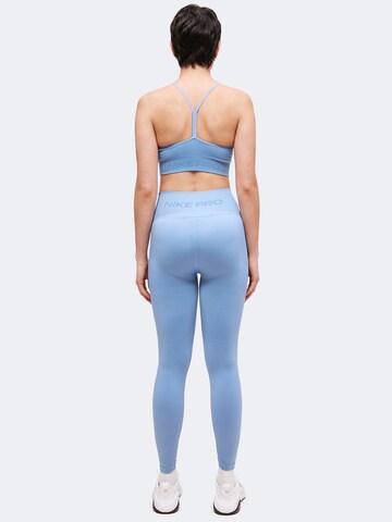 NIKE Skinny Sportbroek in Blauw