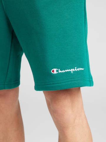 Regular Pantaloni de la Champion Authentic Athletic Apparel pe verde