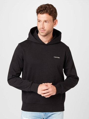 Calvin Klein Sweatshirt in Zwart: voorkant