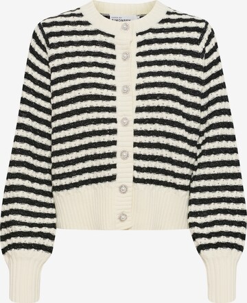 Cardigan 'Maui' KAREN BY SIMONSEN en blanc : devant