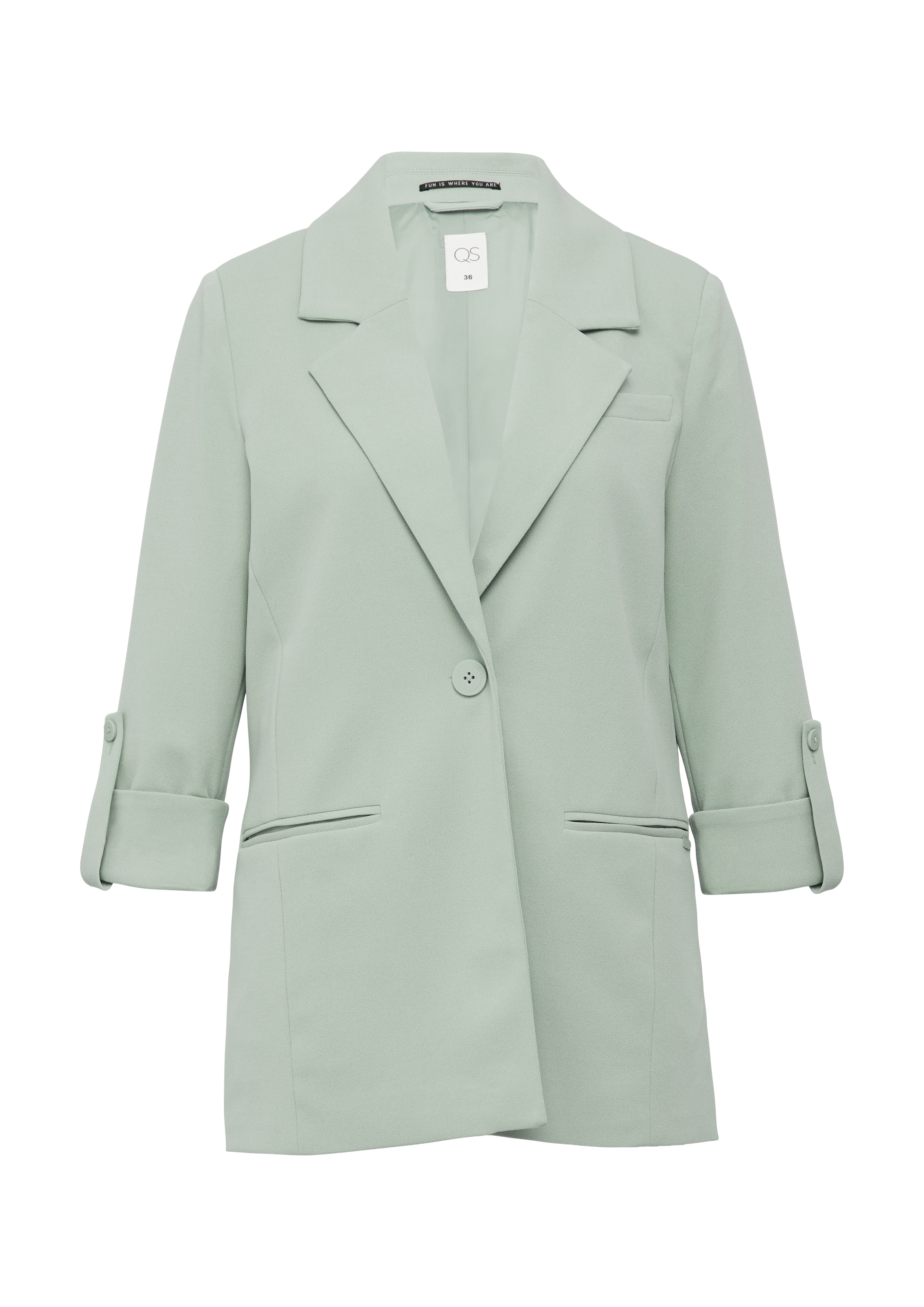 Blazer QS en vert : devant