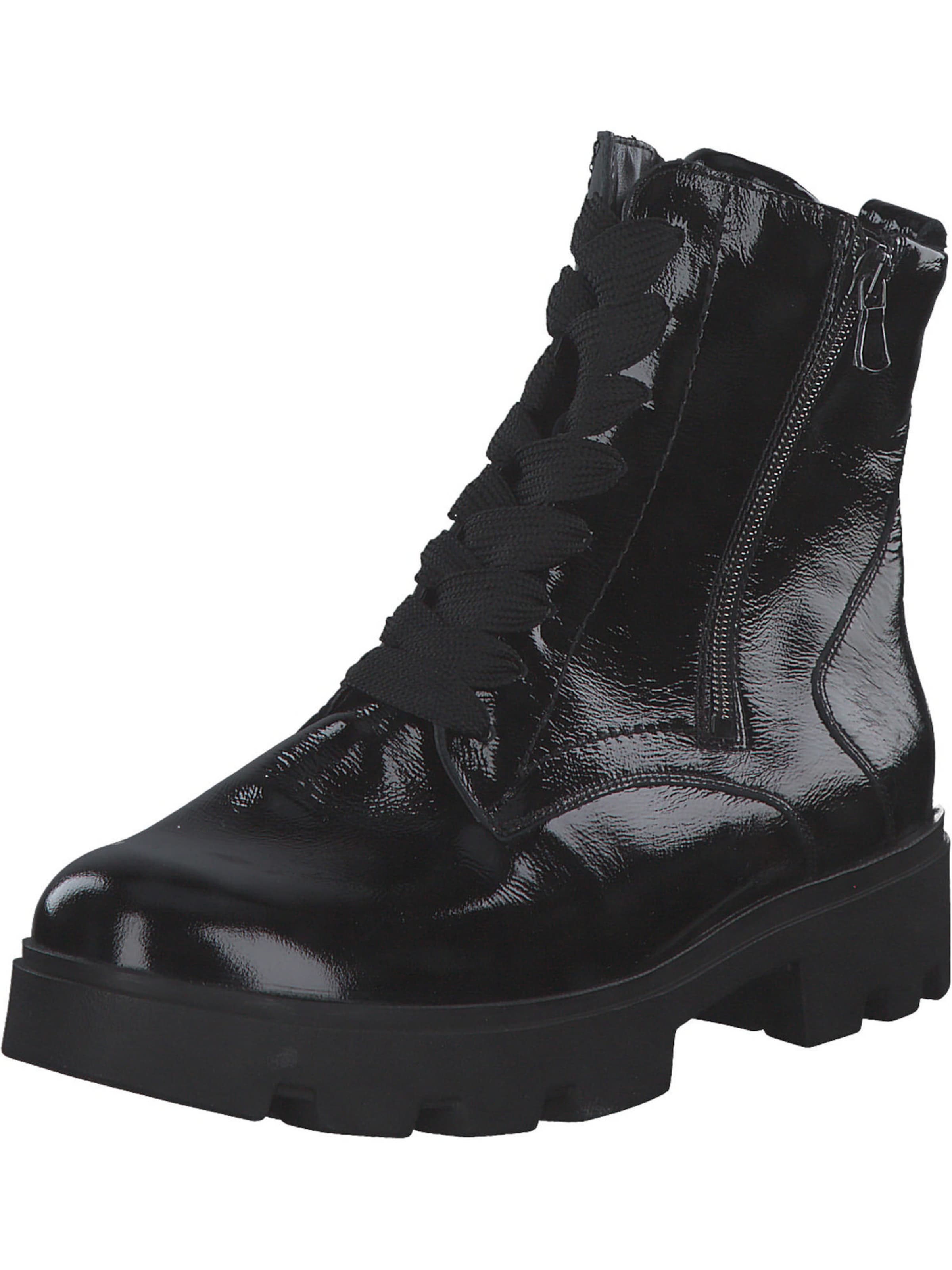 WALDLÄUFER Stiefel '694806-143/001 Dani K' in Schwarz: Vorderseite