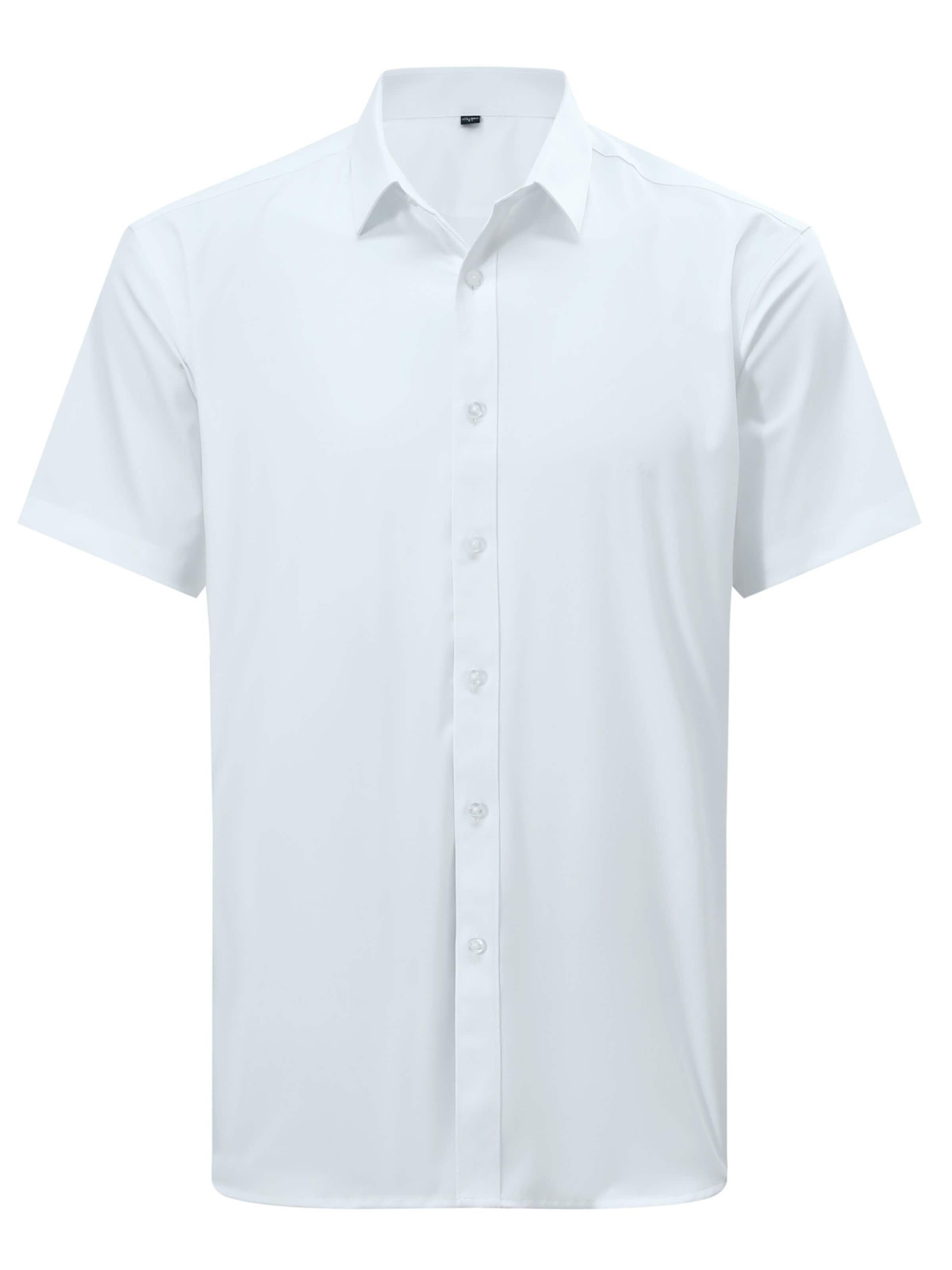 ALLTHEMEN Business Shirt 'Gelassenheit' in White: front