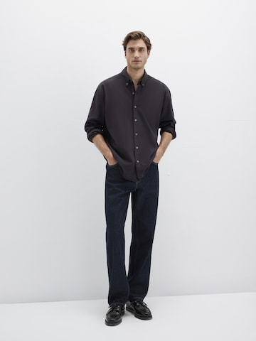 Mavi Comfort Fit Hemd in Schwarz