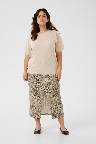 KAFFE CURVE Sweater 'KCLinna' in Beige