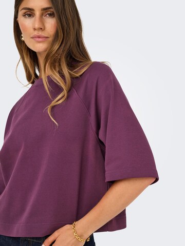 ONLY Sportief sweatshirt in Rood