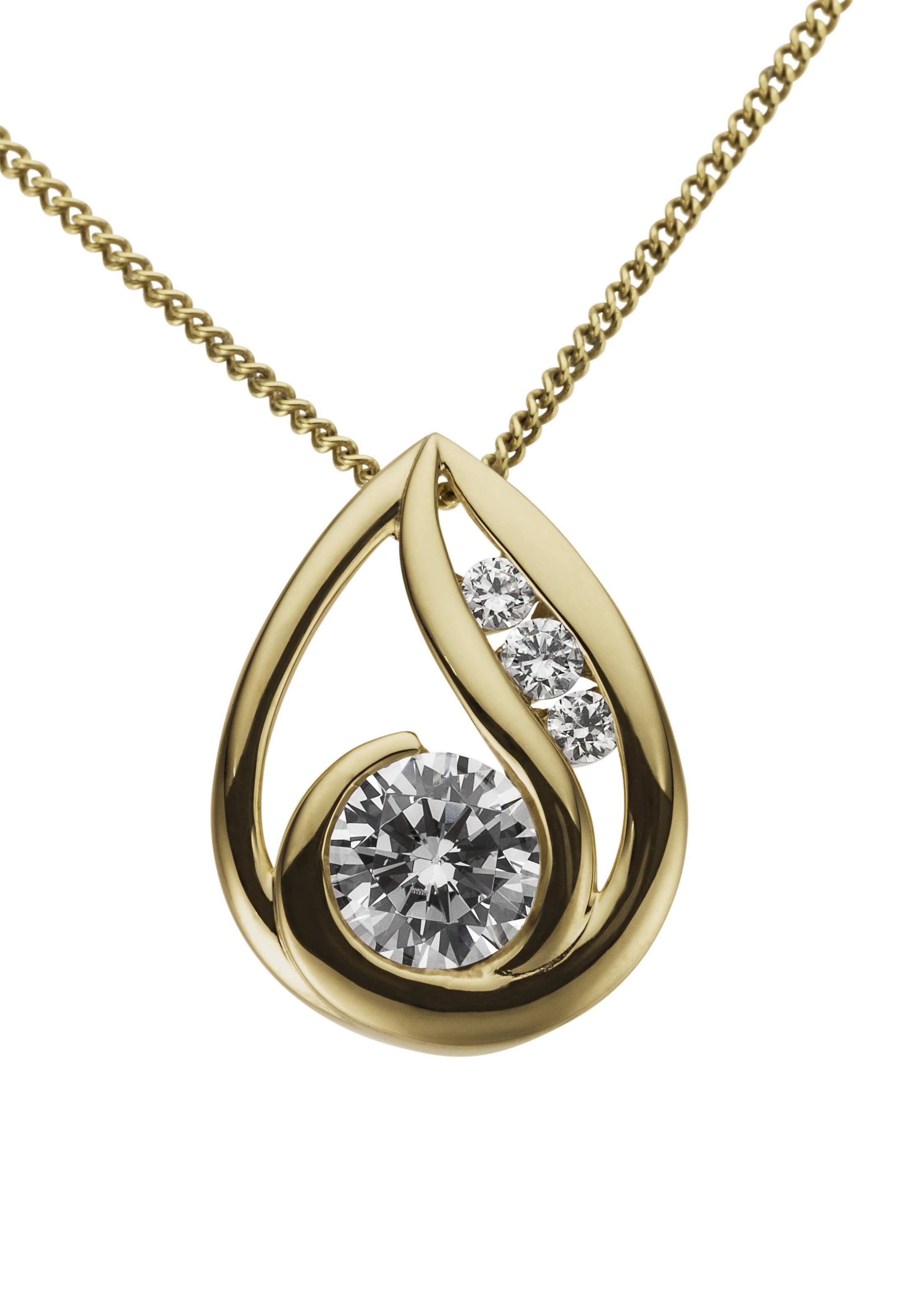 FIRETTI Pendant in Gold: front