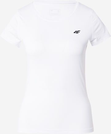 Maglia funzionale di 4F in bianco: frontale