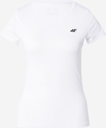 T-shirt fonctionnel 4F en blanc : devant
