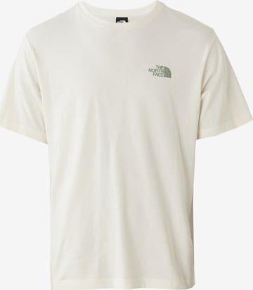 balta THE NORTH FACE Marškinėliai 'NSE SLOPES': priekis