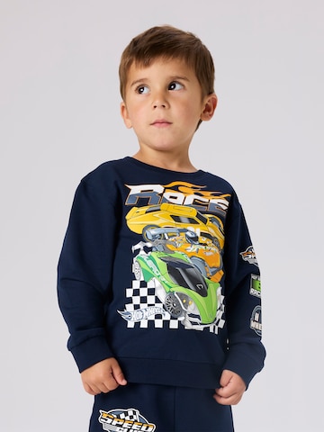 NAME IT Свитшот 'NMMJERRY HOTWHEELS' в Синий: спереди
