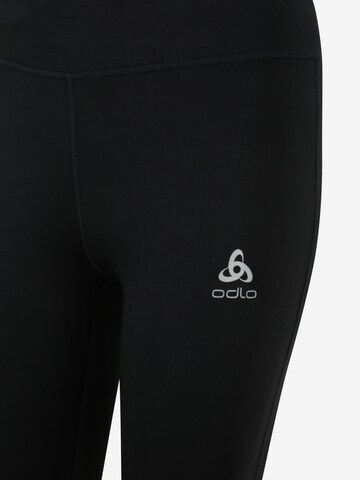 ODLO Skinny Spodnie sportowe 'Essential' w kolorze czarny