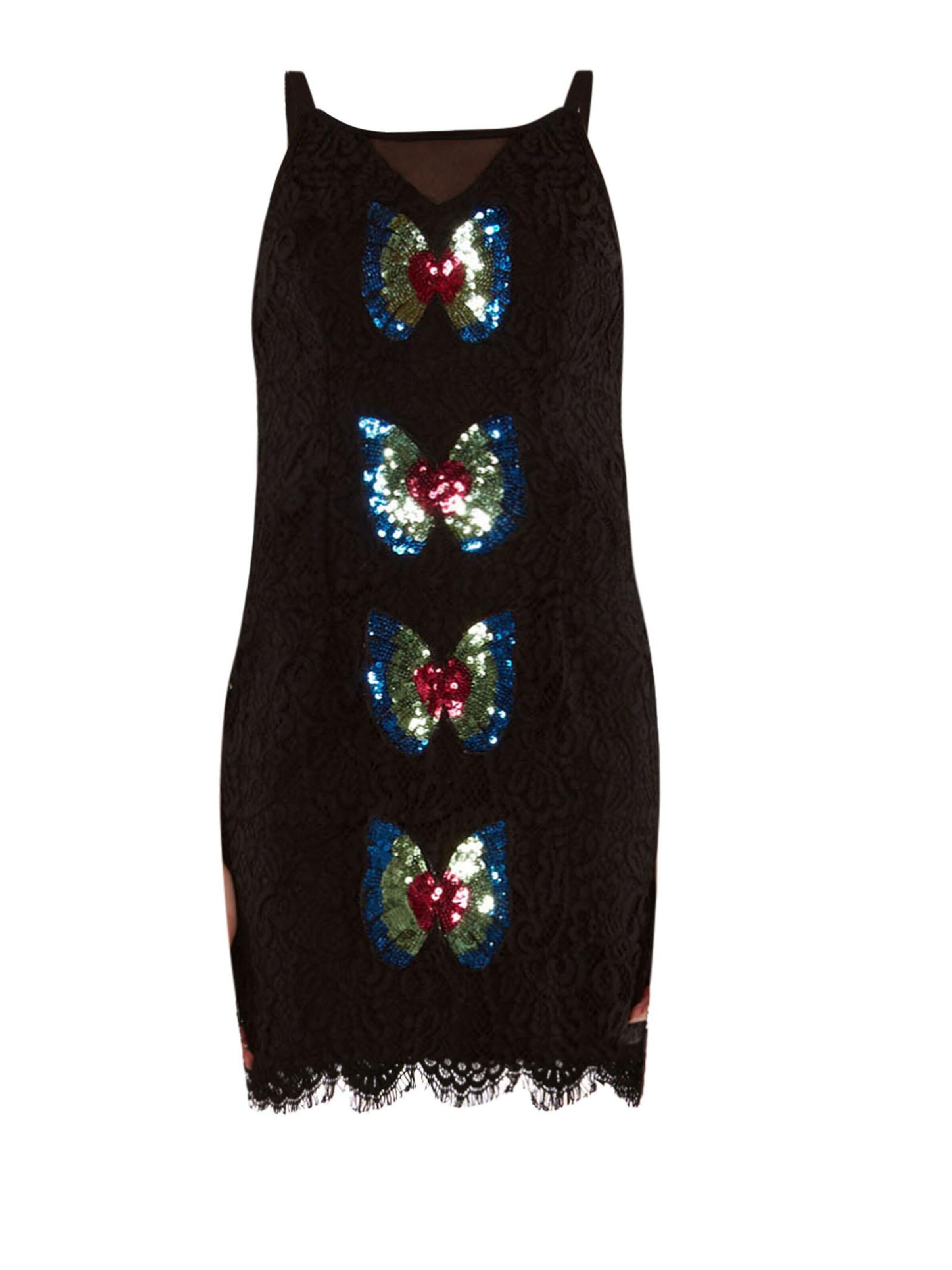 TOOche Dress 'Schmetterling' in Black: front