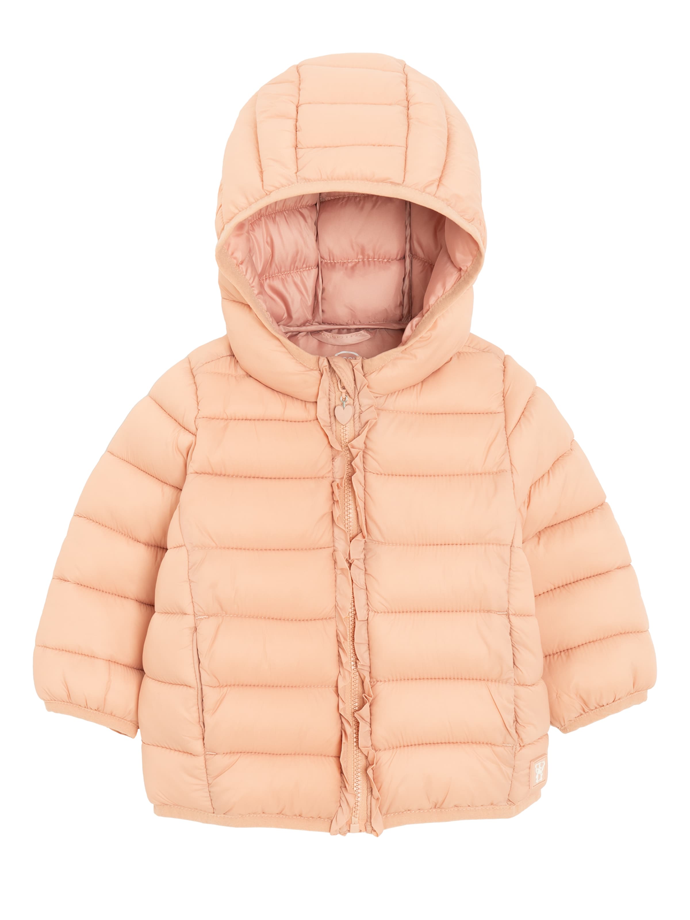 Geacă de iarnă de la Cool Club pe portocaliu: față