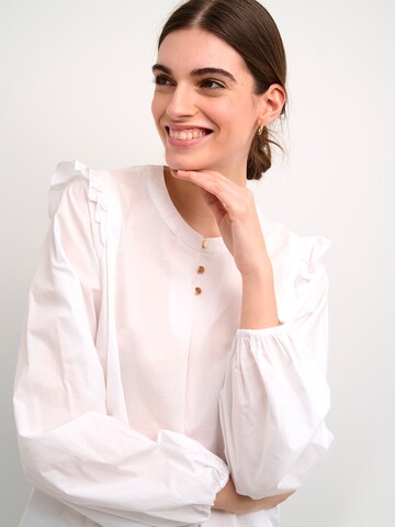 CULTURE Bluse 'Enso' i beige