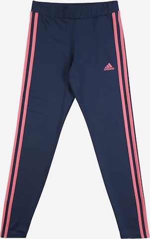 ADIDAS SPORTSWEAR Skinny Sporthose in Blau: predná strana