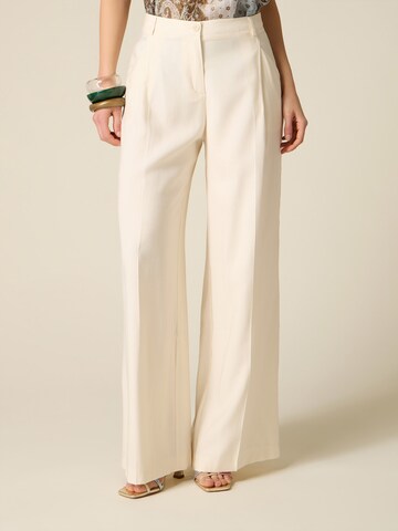 oltre Baggy Broek in Wit: voorkant