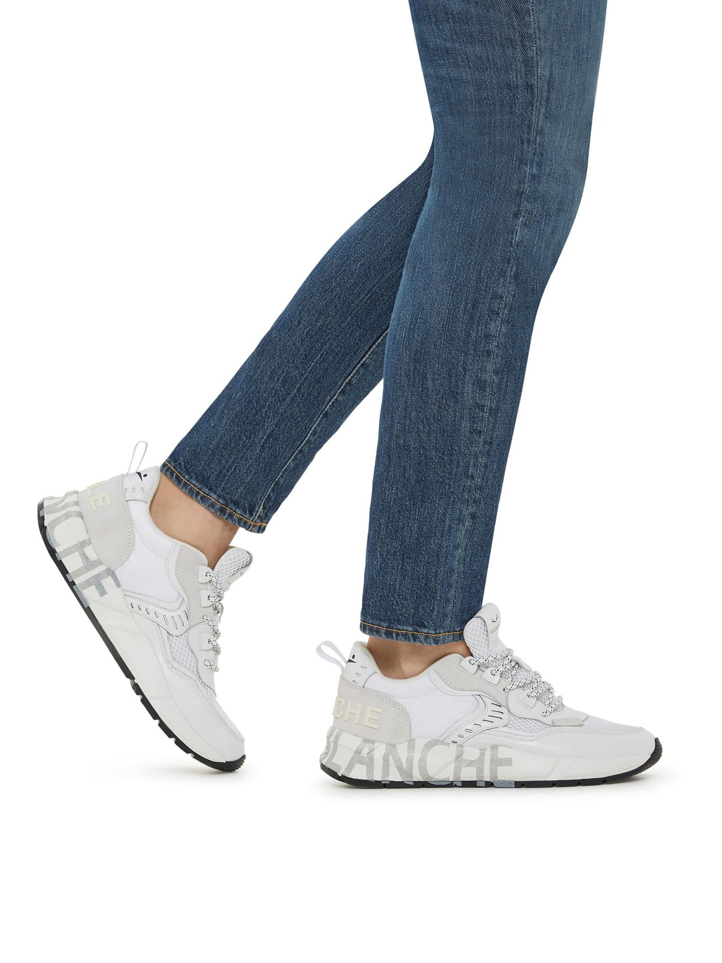 Voile blanche Platform trainers 'CLUB01' in White: front