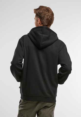 Brandit - Sudadera con cremallera en negro
