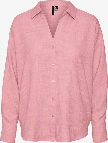 VERO MODA Bluse 'VMMelanry' i pink: forside