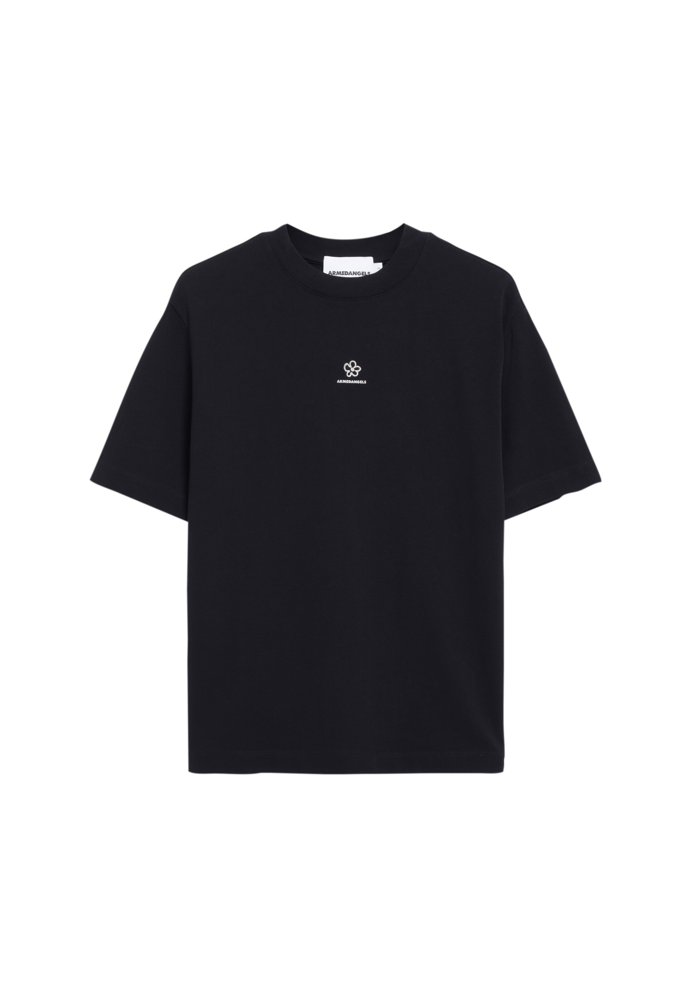 T-shirt ARMEDANGELS en noir : devant