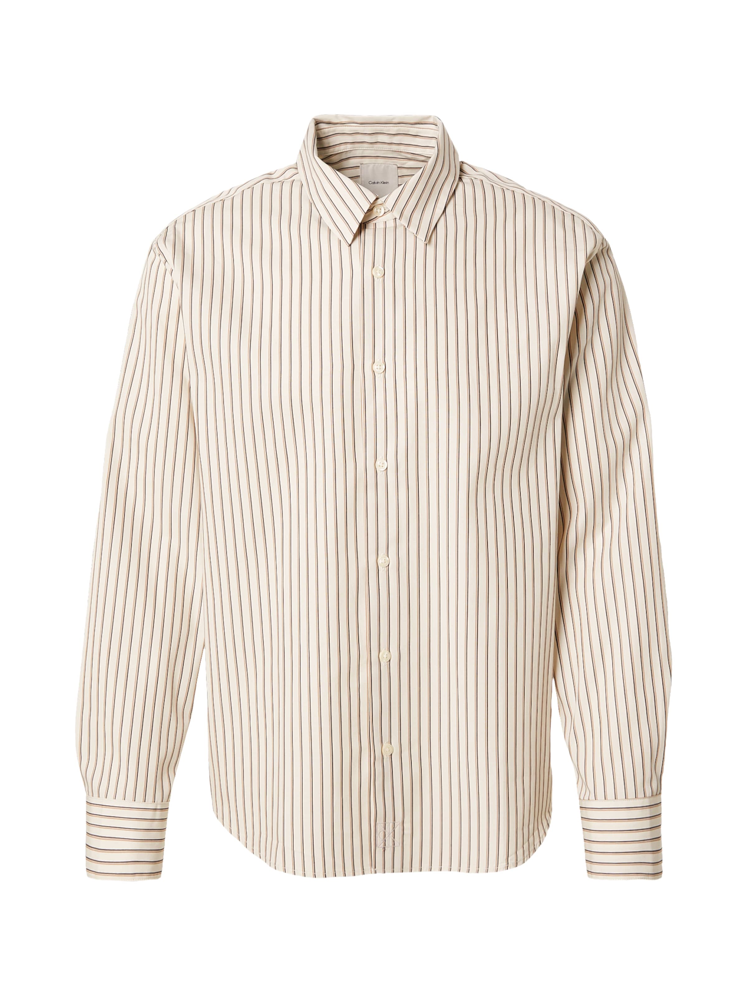 Calvin Klein Средняя посадка Рубашка в Бежевый: спереди