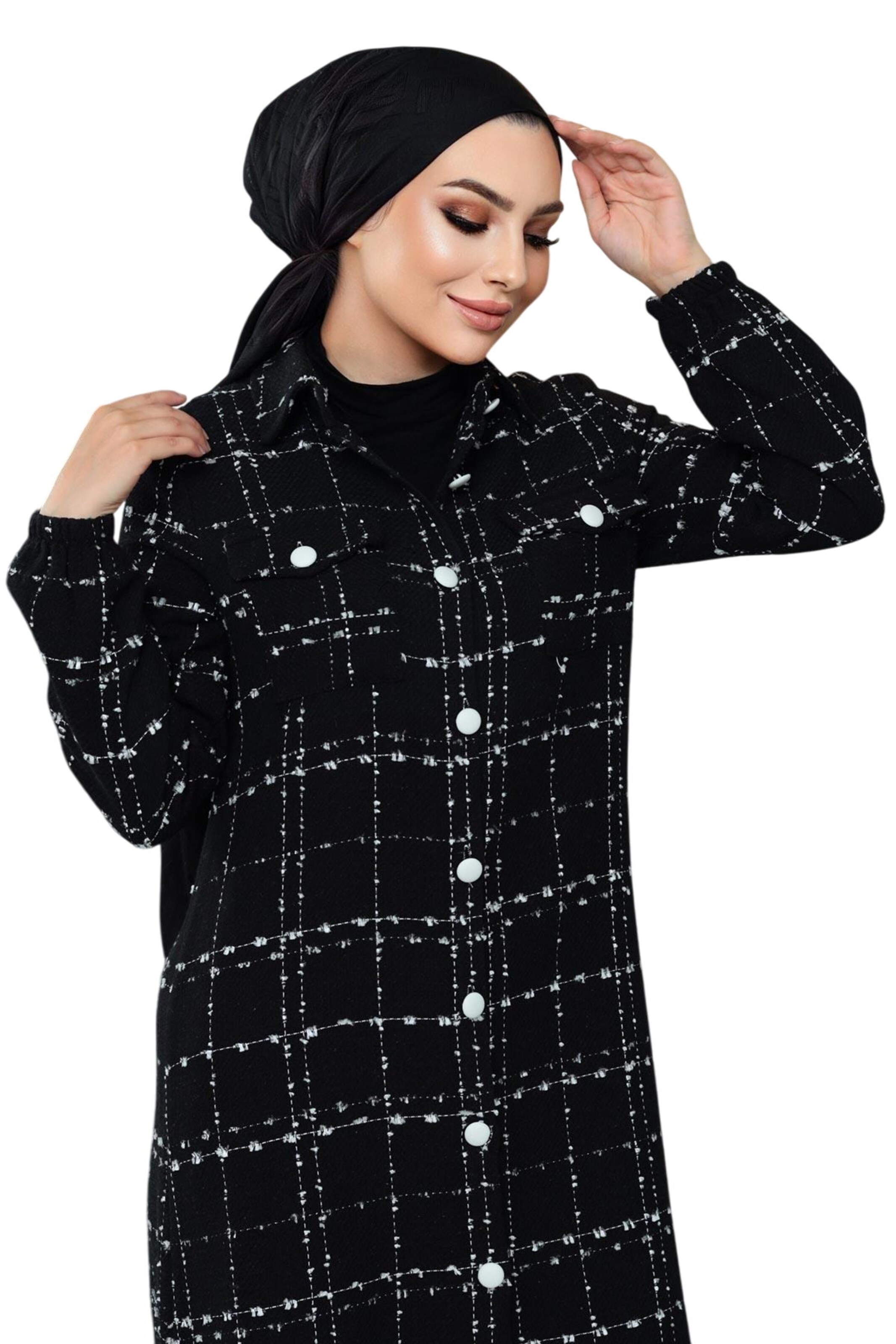 MODAMIHRAM Between-seasons coat in Black