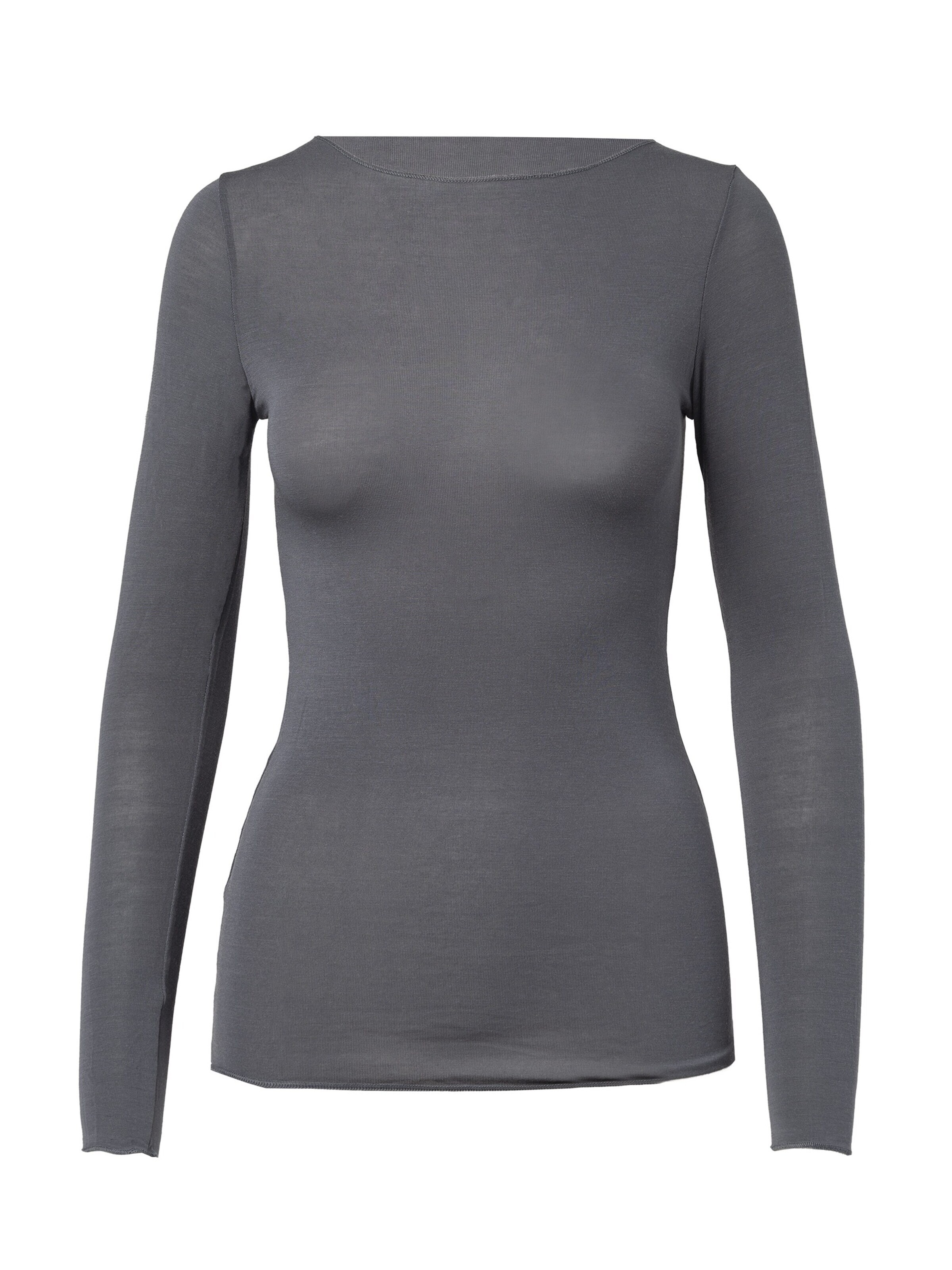 Ciocca Onderhemd 'Cashmere undershirt barchetta' in Grijs: voorkant