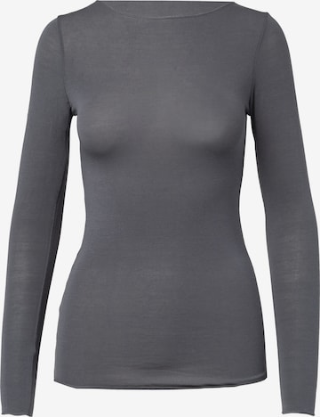 Ciocca - Camiseta térmica 'Cashmere undershirt barchetta' en gris: frente