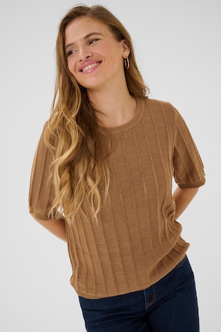 Kaffe - Jersey 'KABetty' en marrón