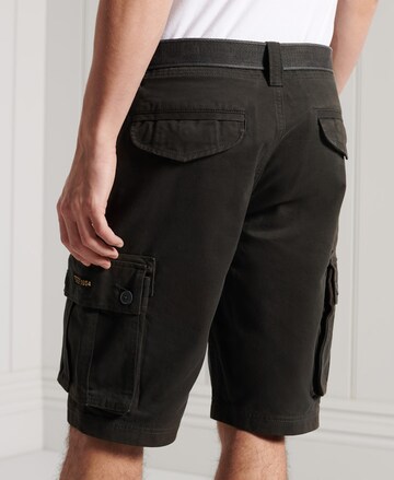 Superdry Regular Cargo Pants in Black