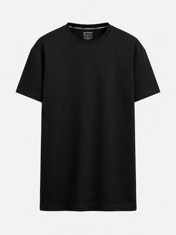 PANTONECLO Shirt 'Pantoneclo Men’s Round Neck T-Shirt'‌‌‌‌‌‌‌‌‌‌ in Schwarz: Vorderseite
