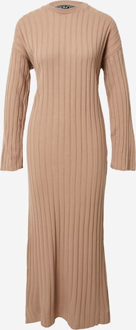 Dorothy Perkins Strikkjole i beige: forside